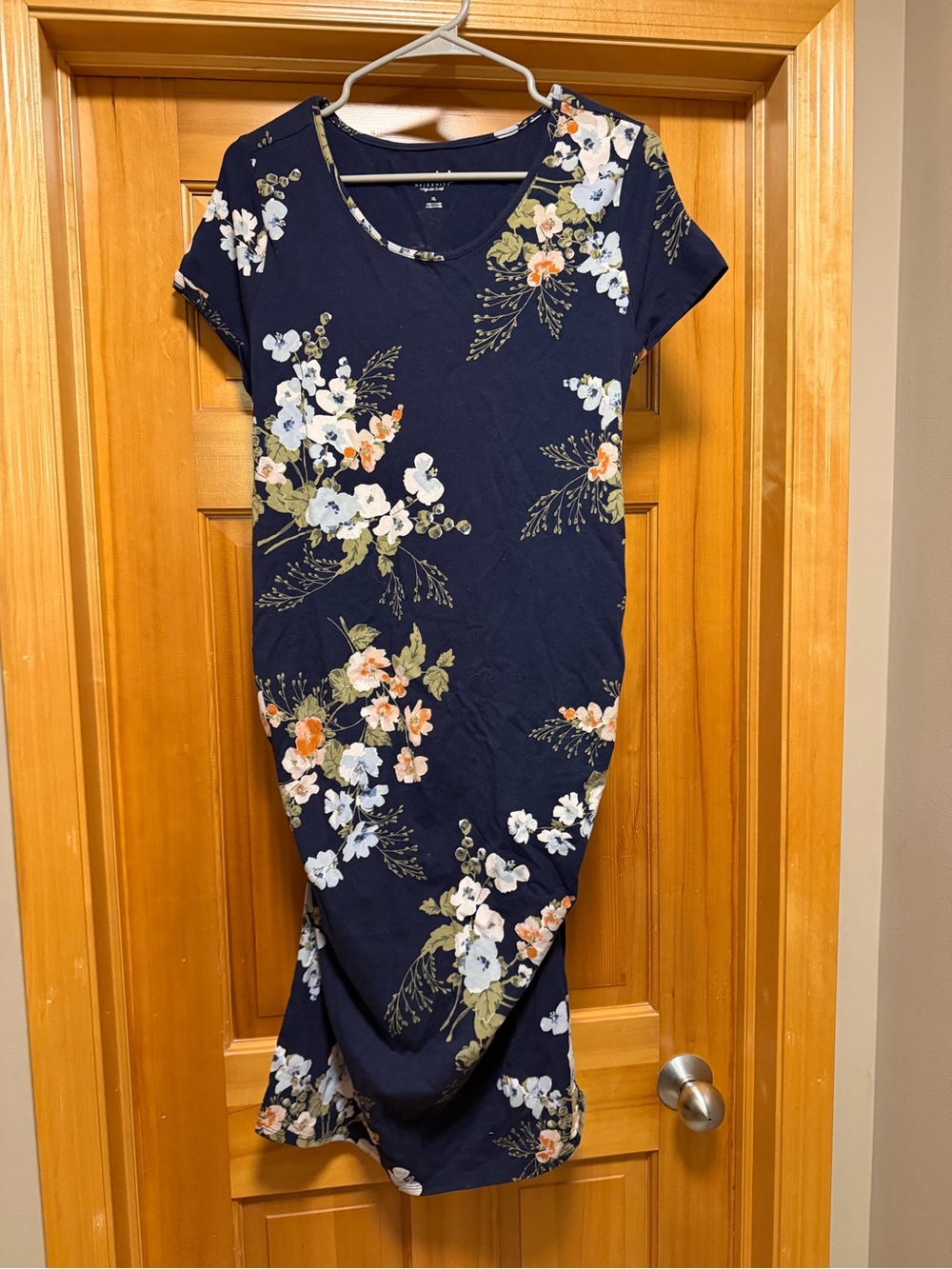 Isabel Maternity Floral Short Sleeve Dress